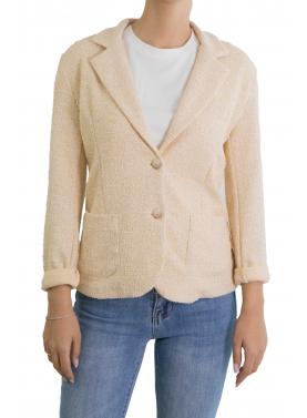 Giacca tinta unita due bottoni 